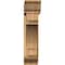 Ekena Millwork Merced Traditional Rough Sawn Bracket w/ Offset Brace, Western Red Cedar, 8"W x 34"D x 34"H BKT0806X34X34MRC01RWR - alternate 3